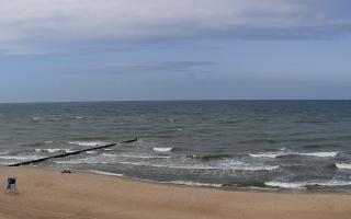 Mielno - widok na plażę zachód - 16-06-2025 12:28