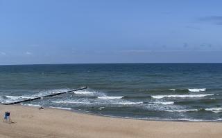 Mielno - widok na plażę zachód - 16-06-2025 12:43