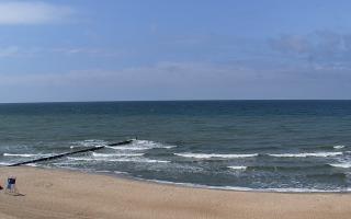 Mielno - widok na plażę zachód - 16-06-2025 12:58