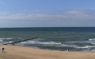 Mielno - widok na plażę zachód - 16-06-2025 13:06