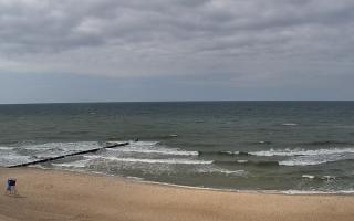 Mielno - widok na plażę zachód - 16-06-2025 13:22