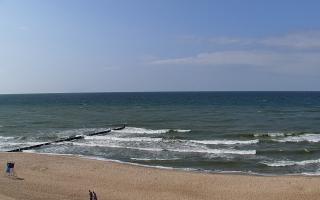 Mielno - widok na plażę zachód - 16-06-2025 14:00
