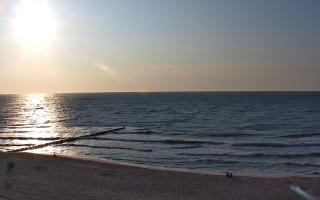 Mielno - widok na plażę zachód - 16-06-2025 18:00