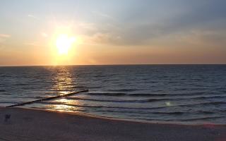 Mielno - widok na plażę zachód - 16-06-2025 18:46