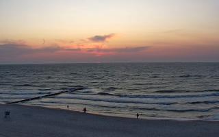 Mielno - widok na plażę zachód - 16-06-2025 19:32