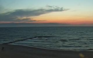 Mielno - widok na plażę zachód - 16-06-2025 20:34