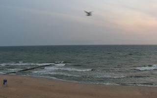 Mielno - widok na plażę zachód - 17-06-2025 01:50