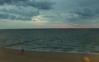 Mielno - widok na plażę zachód - 11-07-2025 01:53