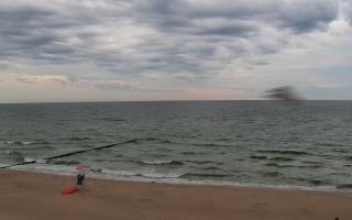 Mielno - widok na plażę zachód - 11-07-2025 02:32