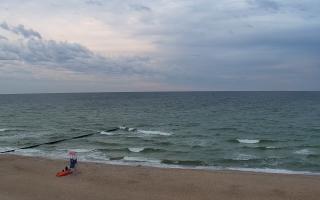 Mielno - widok na plażę zachód - 11-07-2025 02:55