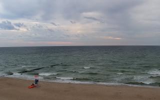 Mielno - widok na plażę zachód - 11-07-2025 03:18