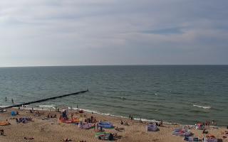 Mielno - widok na plażę zachód - 18-07-2025 14:54