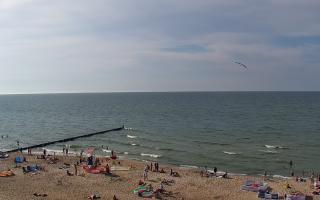 Mielno - widok na plażę zachód - 18-07-2025 15:10