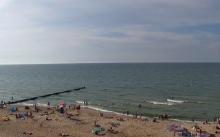 Mielno - widok na plażę zachód - 18-07-2025 15:18