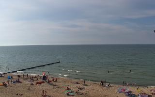 Mielno - widok na plażę zachód - 18-07-2025 15:25