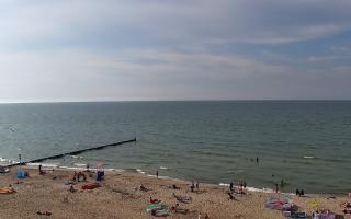 Mielno - widok na plażę zachód - 18-07-2025 15:33