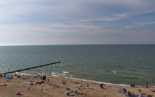 Mielno - widok na plażę zachód - 18-07-2025 15:41
