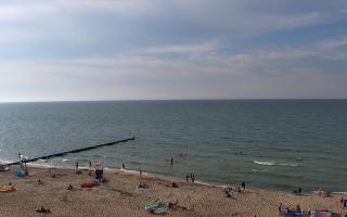 Mielno - widok na plażę zachód - 18-07-2025 15:56