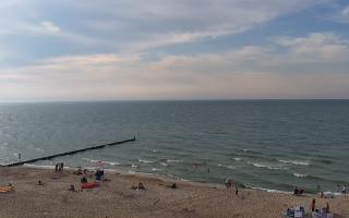 Mielno - widok na plażę zachód - 18-07-2025 16:27