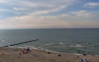 Mielno - widok na plażę zachód - 18-07-2025 16:35