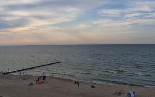 Mielno - widok na plażę zachód - 18-07-2025 16:50