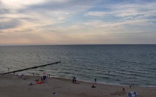 Mielno - widok na plażę zachód - 18-07-2025 16:58