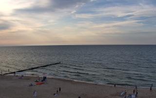 Mielno - widok na plażę zachód - 18-07-2025 17:06