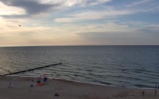 Mielno - widok na plażę zachód - 18-07-2025 17:21
