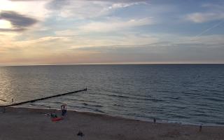 Mielno - widok na plażę zachód - 18-07-2025 17:37