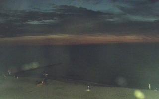 Mielno - widok na plażę zachód - 18-07-2025 20:57