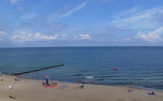 Mielno - widok na plażę zachód - 01-08-2025 09:13