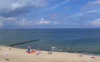 Mielno - widok na plażę zachód - 01-08-2025 09:21