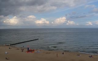 Mielno - widok na plażę zachód - 01-08-2025 09:36