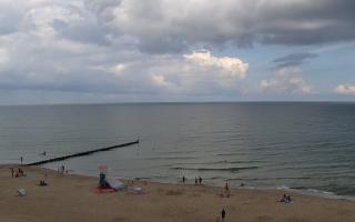 Mielno - widok na plażę zachód - 01-08-2025 09:52