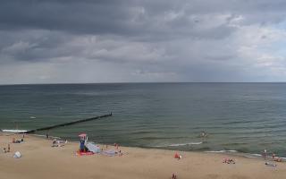 Mielno - widok na plażę zachód - 01-08-2025 10:15