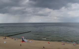 Mielno - widok na plażę zachód - 01-08-2025 10:23