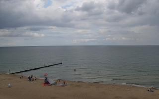 Mielno - widok na plażę zachód - 01-08-2025 10:38
