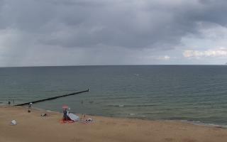 Mielno - widok na plażę zachód - 01-08-2025 10:54