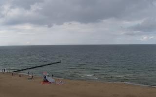 Mielno - widok na plażę zachód - 01-08-2025 11:09