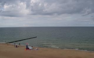 Mielno - widok na plażę zachód - 01-08-2025 11:17