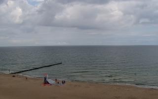 Mielno - widok na plażę zachód - 01-08-2025 11:25