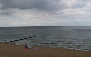 Mielno - widok na plażę zachód - 01-08-2025 11:40