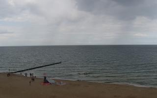 Mielno - widok na plażę zachód - 01-08-2025 11:48