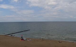 Mielno - widok na plażę zachód - 01-08-2025 12:03