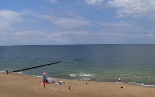 Mielno - widok na plażę zachód - 01-08-2025 12:11