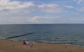 Mielno - widok na plażę zachód - 01-08-2025 12:19