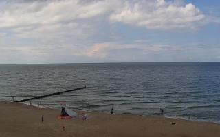 Mielno - widok na plażę zachód - 01-08-2025 12:26