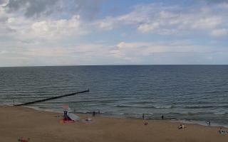 Mielno - widok na plażę zachód - 01-08-2025 12:49