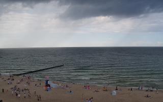 Mielno - widok na plażę zachód - 02-08-2025 14:33