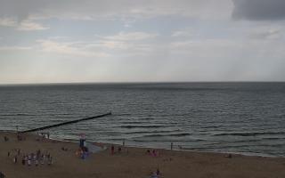 Mielno - widok na plażę zachód - 02-08-2025 14:49